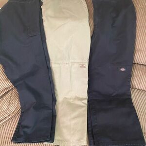 Dickies Cargo Pants Black and Tan Durable Workwear